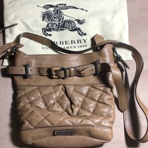 Burberry leather crossbody bag